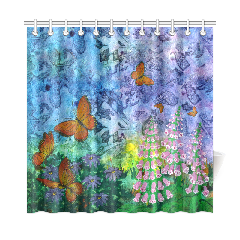 Monarch Haven Shower Curtain 72"x72"