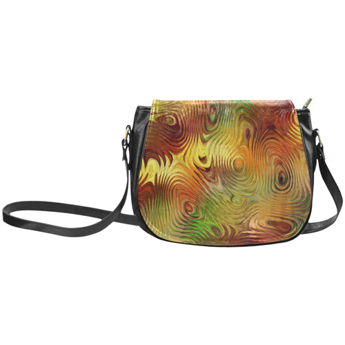 Autumn Leafs Underwater Classic Saddle Bag/Small (Model 1648)