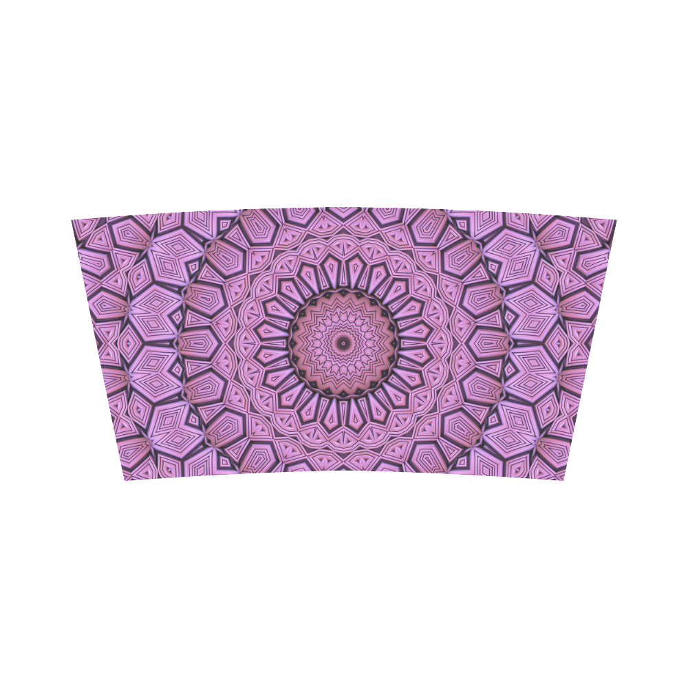 Pink Pattern Mandala Bandeau Top