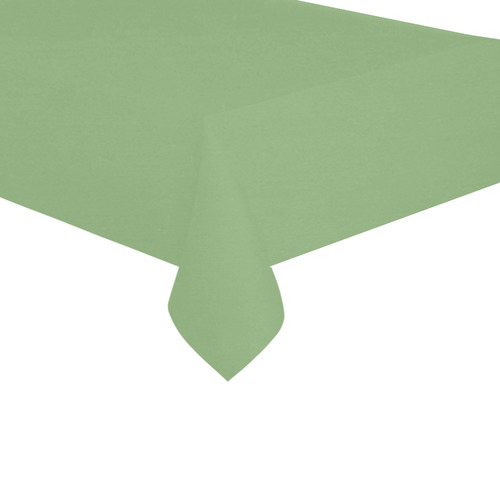 Green Tea Cotton Linen Tablecloth 60"x 104"