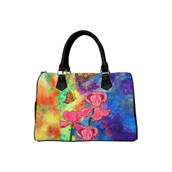 Swallowtail Attraction Boston Handbag (Model 1621)