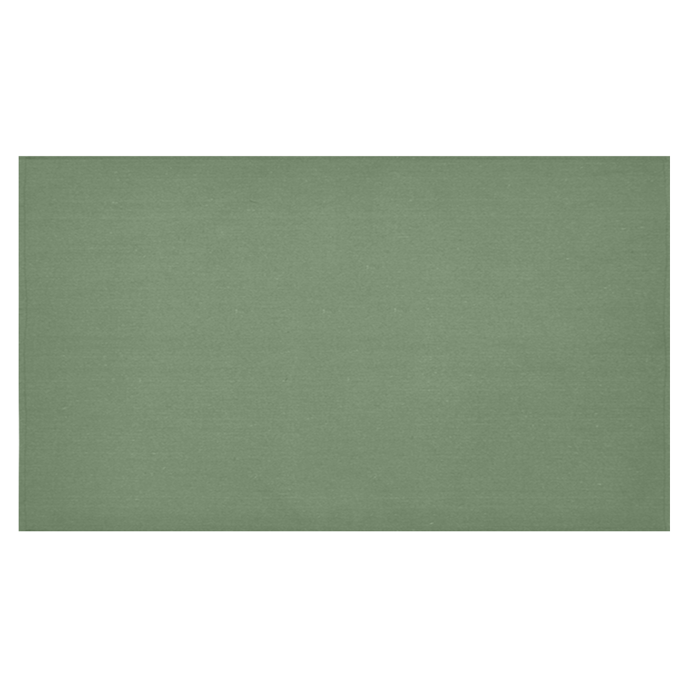 Vineyard Green Cotton Linen Tablecloth 60"x 104"