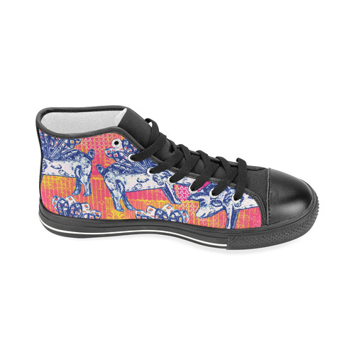 Little flying pigs Men’s Classic High Top Canvas Shoes (Model 017)