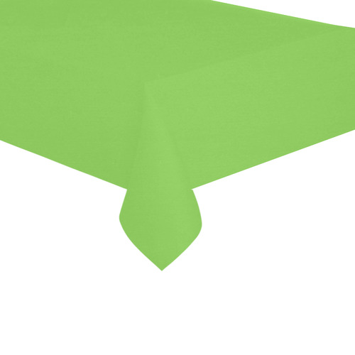 Jasmine Green Cotton Linen Tablecloth 60"x120"