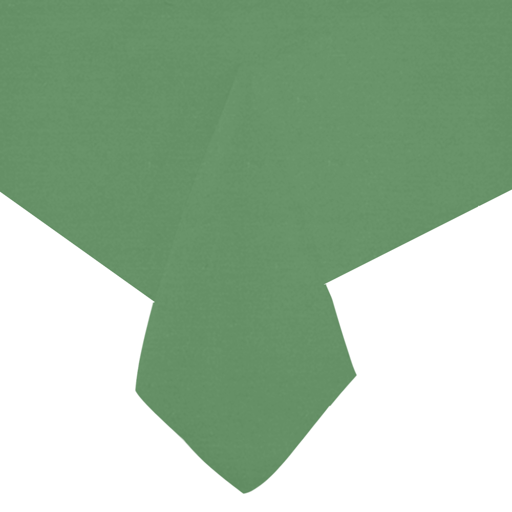 Mint Green Cotton Linen Tablecloth 60"x120"