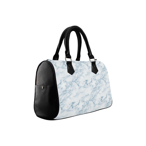 Italian Marble,Rimini Blu,white,blue Boston Handbag (Model 1621)