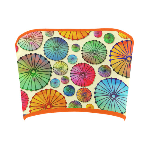 cocktail umbrellas-pillow Bandeau Top