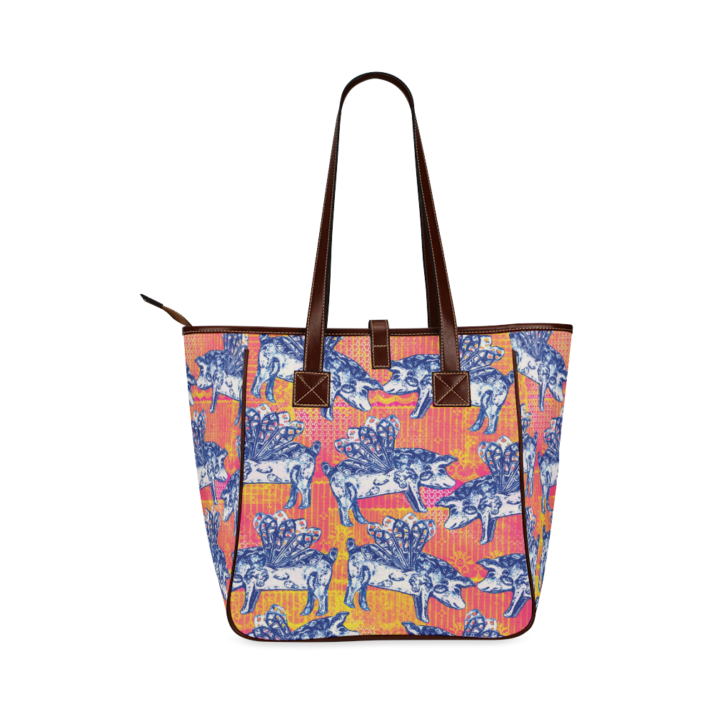 Little flying pigs Classic Tote Bag (Model 1644)