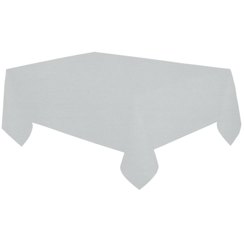 Glacier Gray Cotton Linen Tablecloth 60"x120"