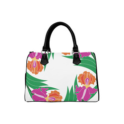 Iris Ring Boston Handbag (Model 1621)