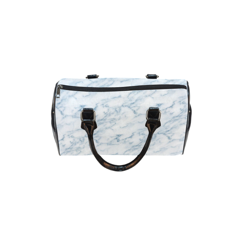 Italian Marble,Rimini Blu,white,blue Boston Handbag (Model 1621)