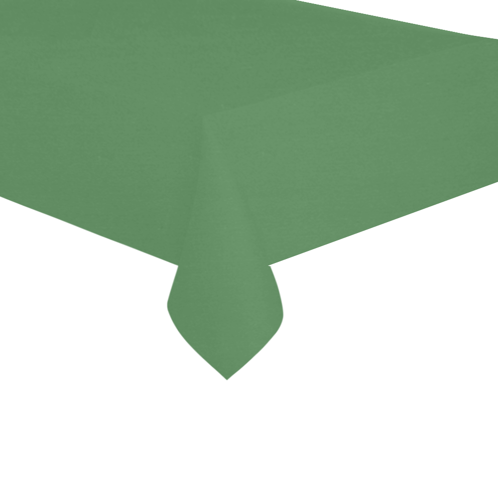 Mint Green Cotton Linen Tablecloth 60"x120"