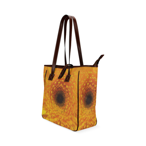 Yellow Flower Tangle FX Classic Tote Bag (Model 1644)