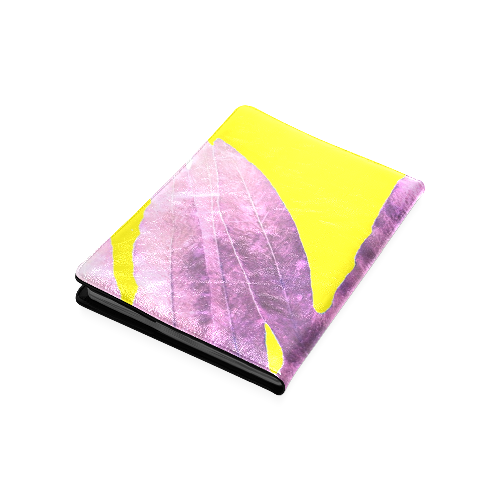 pink nature inverted yellow Custom NoteBook B5