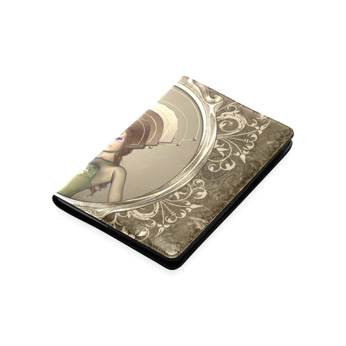 Beautiful women with fantasy hat Custom NoteBook A5