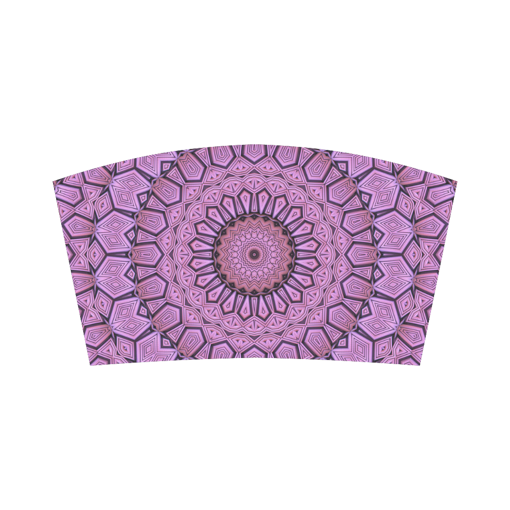 Pink Pattern Mandala Bandeau Top