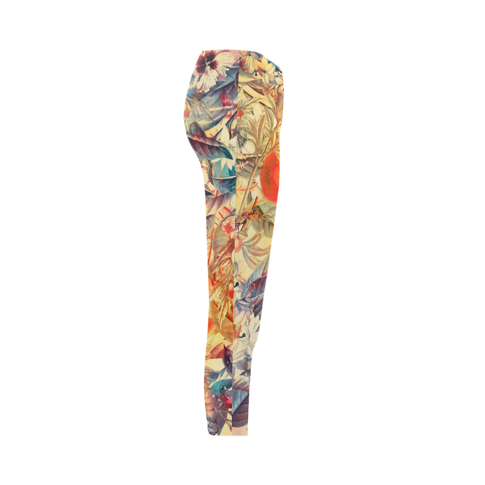 flowers 6 Capri Legging (Model L02)