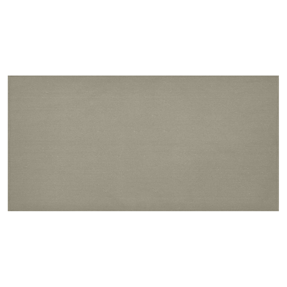 Desert Taupe Cotton Linen Tablecloth 60"x120"