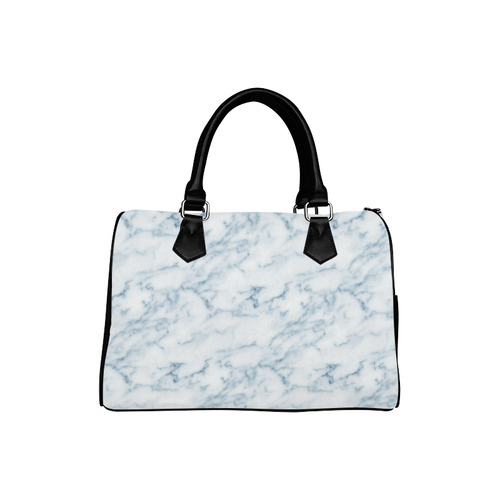 Italian Marble,Rimini Blu,white,blue Boston Handbag (Model 1621)