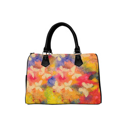 Butterfly Vestige Boston Handbag (Model 1621)