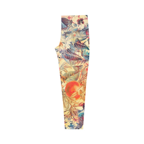 flowers 6 Capri Legging (Model L02)