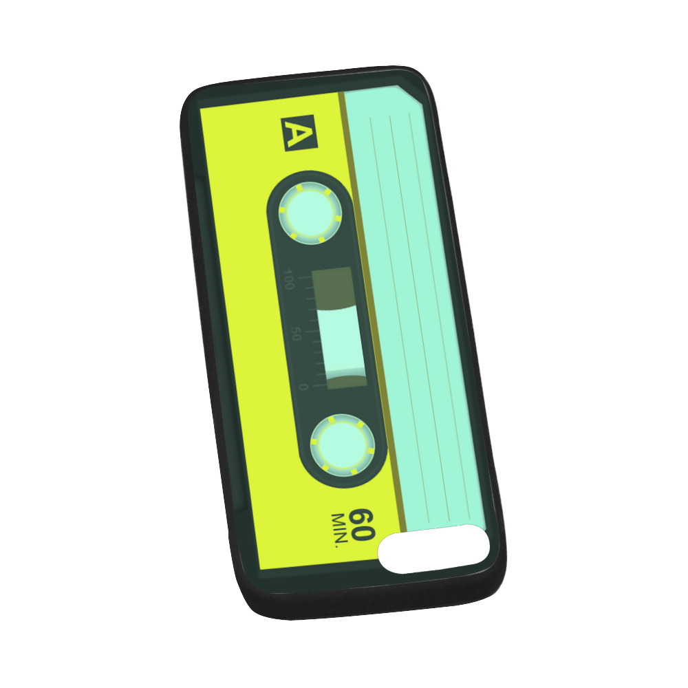 Cassette Tape Rubber Case for iPhone 7 plus (5.5”)