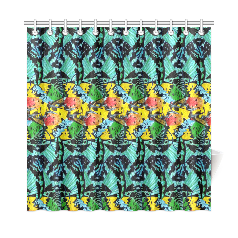 Sunset Wings Shower Curtain 72"x72"