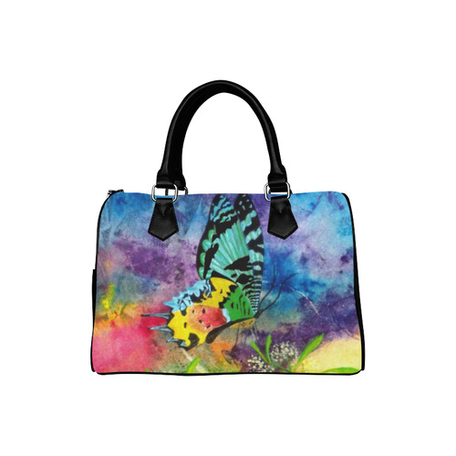 Madagascar Splash Profile Boston Handbag (Model 1621)