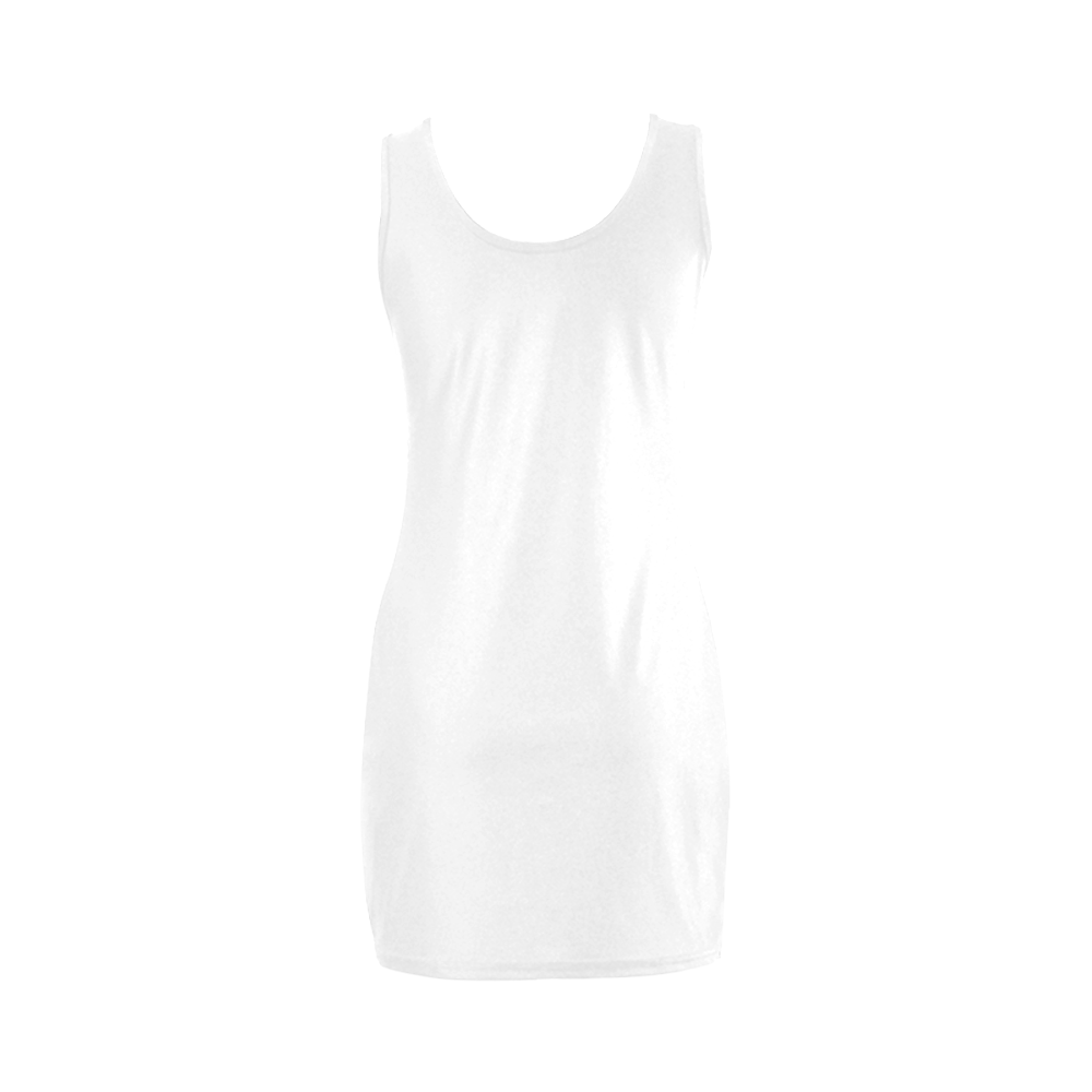 White Dress with Oh, my God! Sign Medea Vest Dress (Model D06)