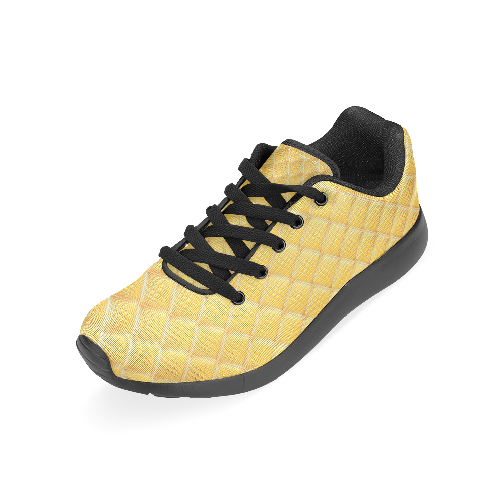 Gleaming Golden Plate Women’s Running Shoes (Model 020)