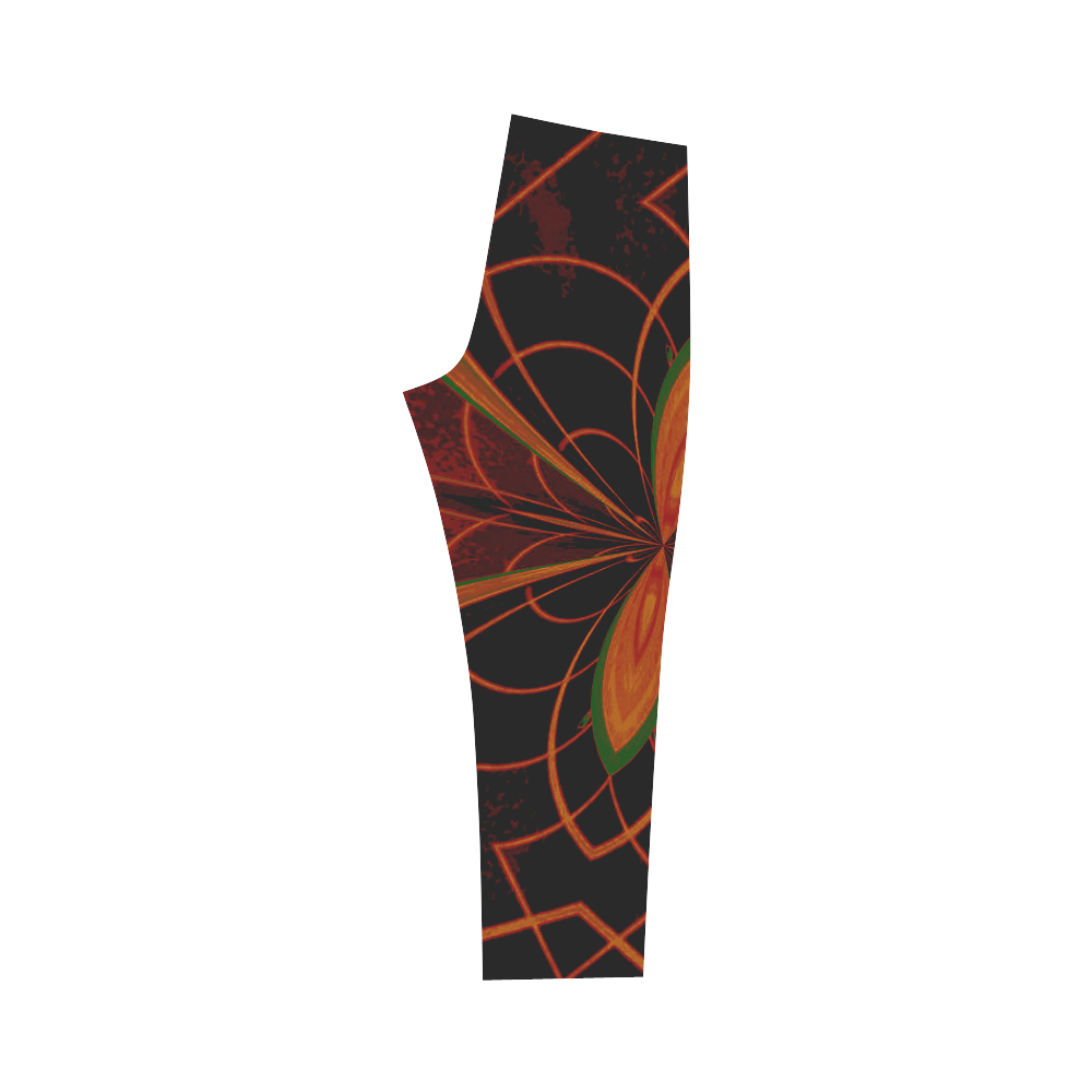 nEON pUNKIN pATCH 3 Capri Legging (Model L02)