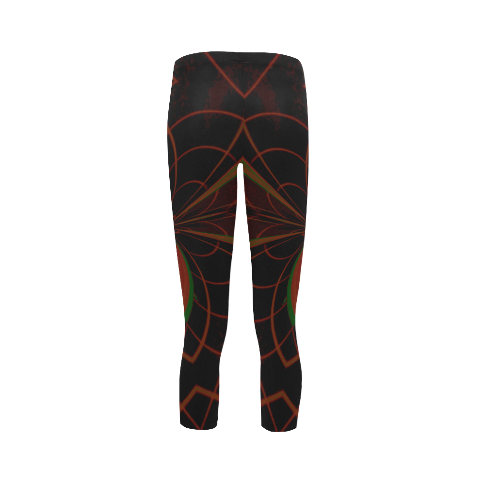 nEON pUNKIN pATCH 2 Capri Legging (Model L02)