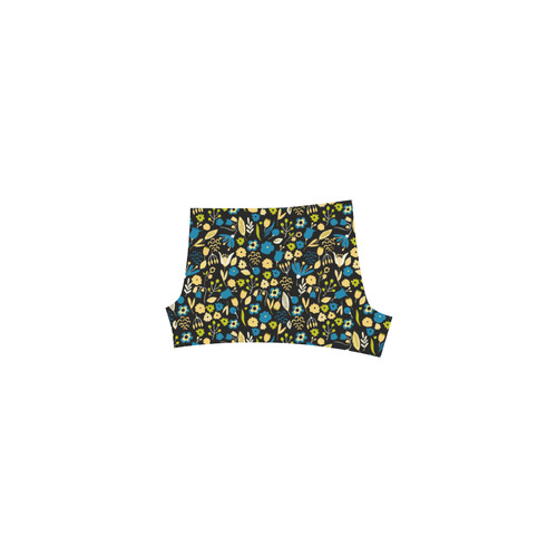 Cute Watercolor Floral Pattern Briseis Skinny Shorts (Model L04)