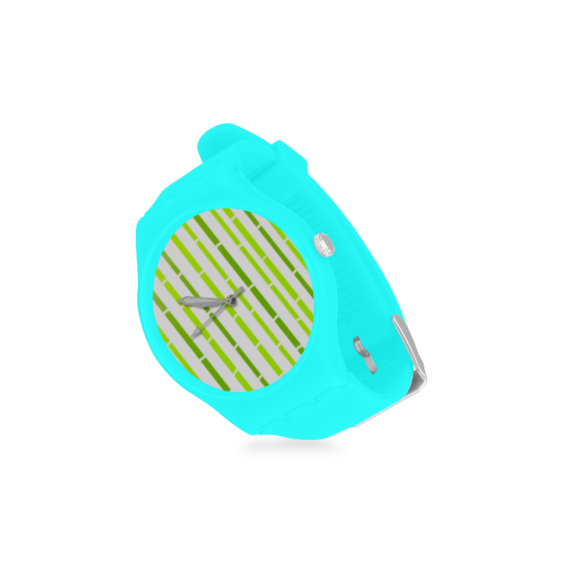 Deep wild cyan RUBBER WATCHES. Shop it in our Designers Shop. New edition 2016. Unisex Round Rubber Sport Watch(Model 314)