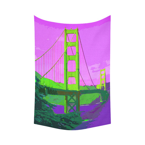 Golden_Gate_Bridge_20160908 Cotton Linen Wall Tapestry 60"x 90"