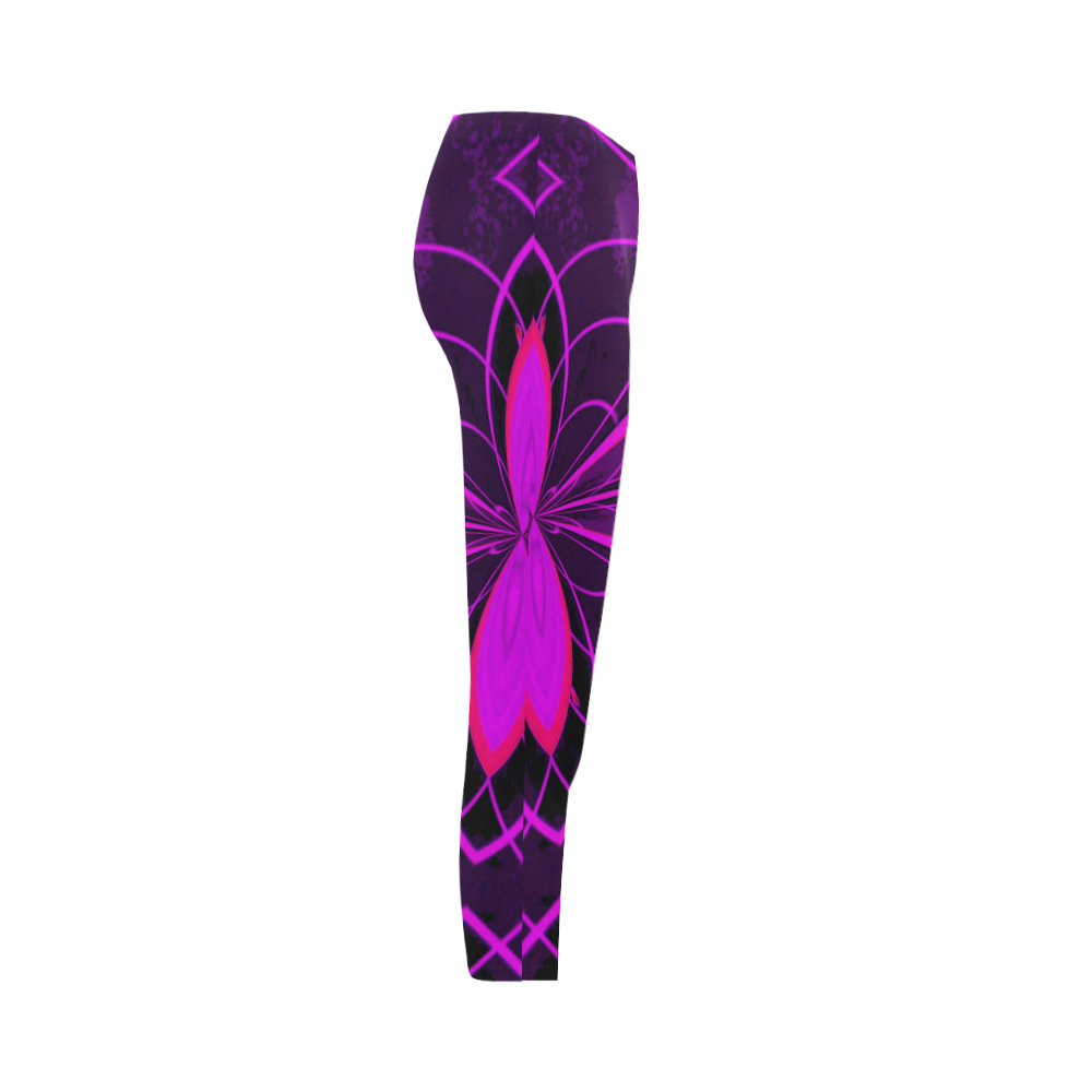 pINK N pURPLE pUZZLE 2 Capri Legging (Model L02)