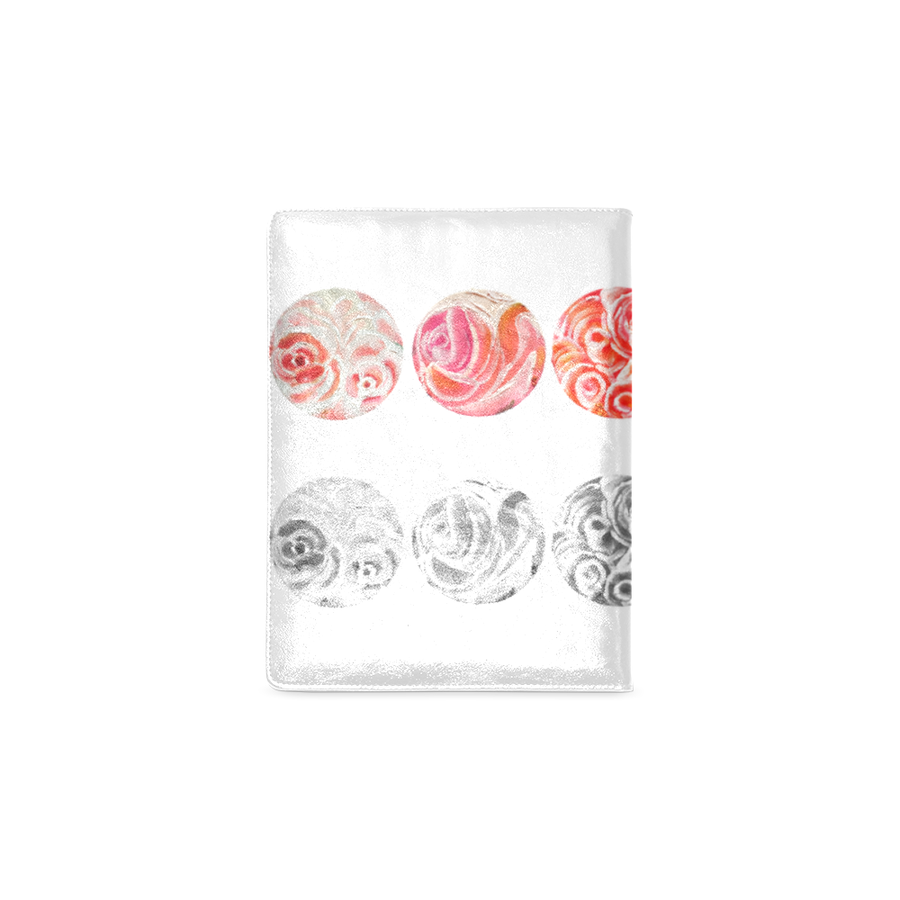 Rose cream cones in a row Custom NoteBook B5