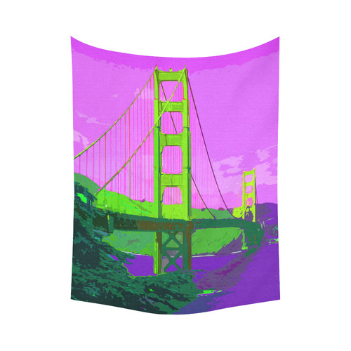 Golden_Gate_Bridge_20160908 Cotton Linen Wall Tapestry 60"x 80"