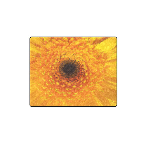 Yellow Flower Tangle FX Blanket 40"x50"