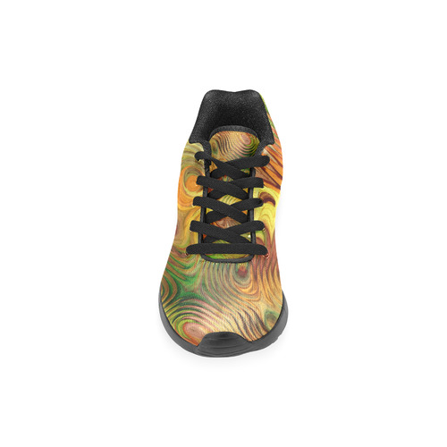 Autumn Leafs Underwater Men’s Running Shoes (Model 020)