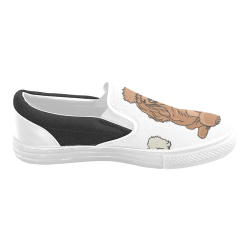 custom Women's Unusual Slip-on Canvas Shoes (Model 019)