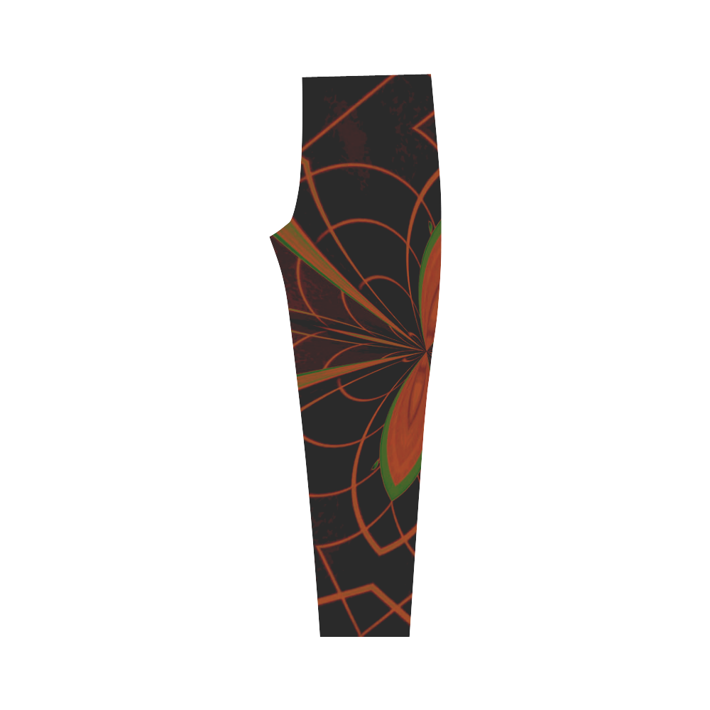 nEON pUNKIN pATCH 2 Capri Legging (Model L02)