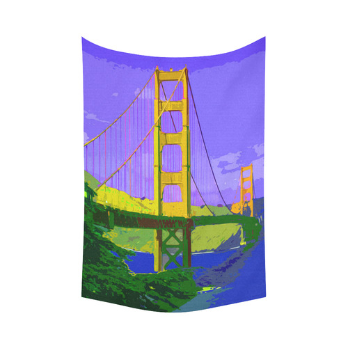 Golden_Gate_Bridge_20160909 Cotton Linen Wall Tapestry 60"x 90"