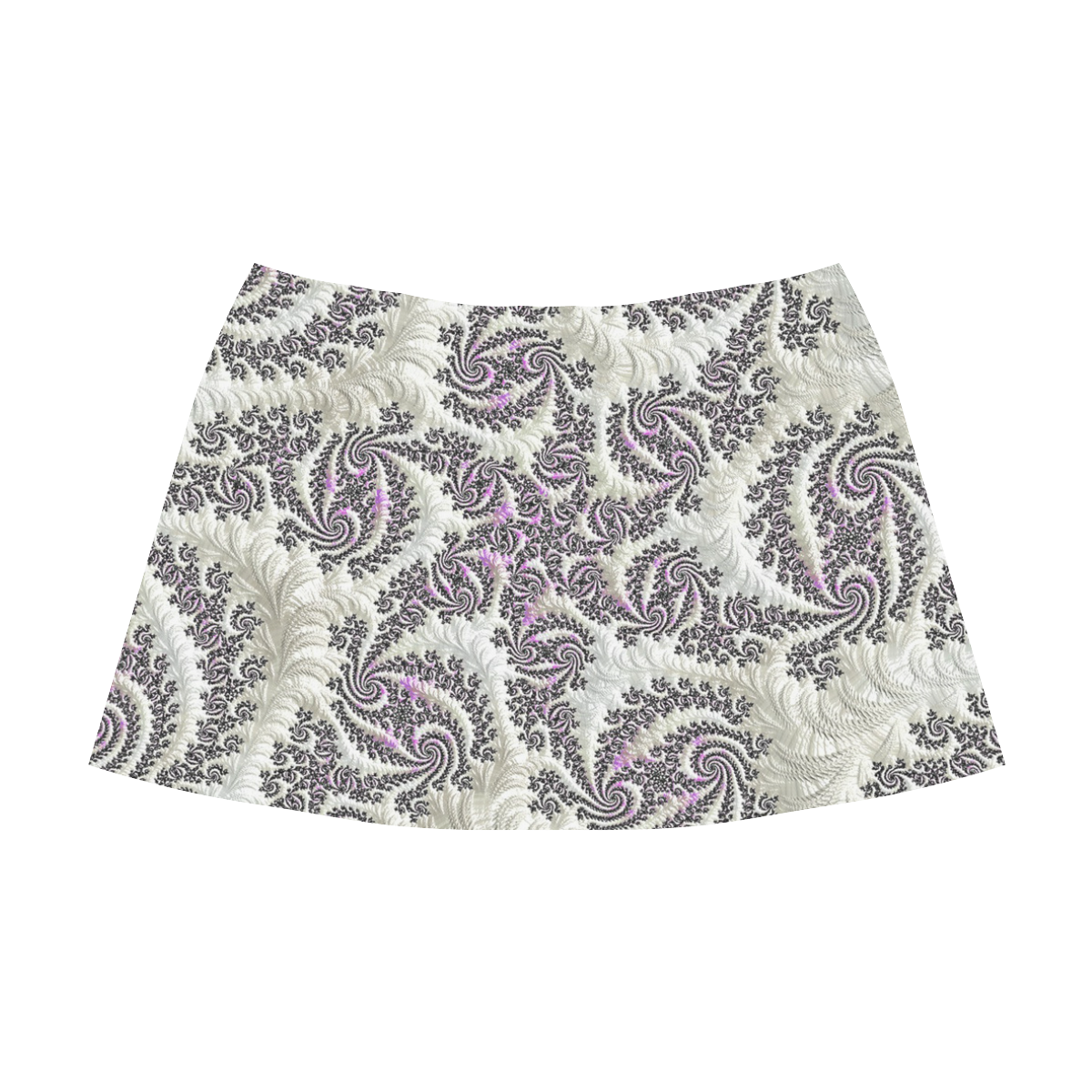 Fractal20160838 Mnemosyne Women's Crepe Skirt (Model D16)