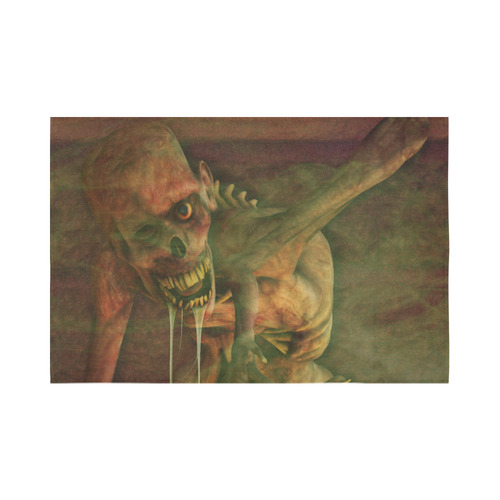 The Life OF A Zombie Cotton Linen Wall Tapestry 90"x 60"