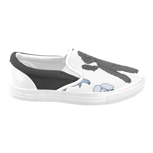 custom Women's Unusual Slip-on Canvas Shoes (Model 019)