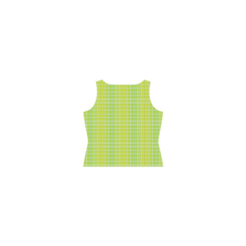 FabricPattern20160801 Sleeveless Splicing Shift Dress(Model D17)