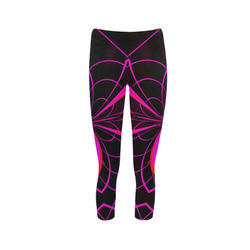 pINK N pURPLE pUZZLE Capri Legging (Model L02)