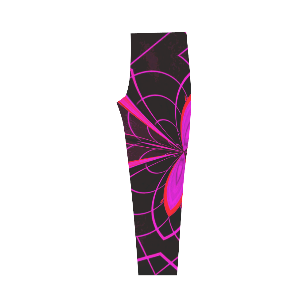 pINK N pURPLE pUZZLE Capri Legging (Model L02)