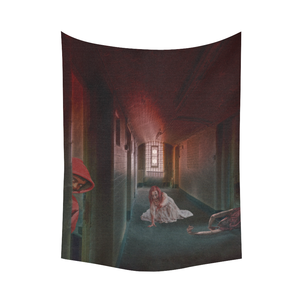 Survive the Zombie Apocalypse Cotton Linen Wall Tapestry 60"x 80"